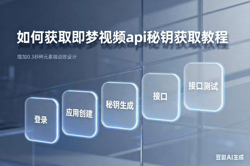 如何获取即梦视频api秘钥获取教程-星舰联盟