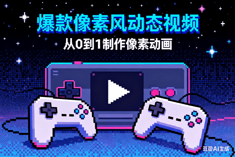 爆款像素风动态视频-星舰联盟