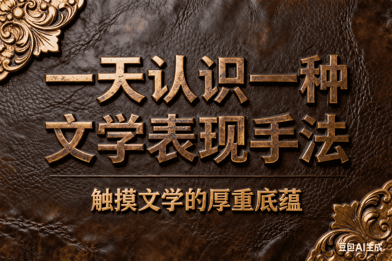 一天认识一种文学表现手法-星舰联盟