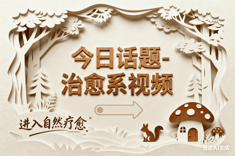 今日话题-治愈系视频（无开头）-星舰联盟