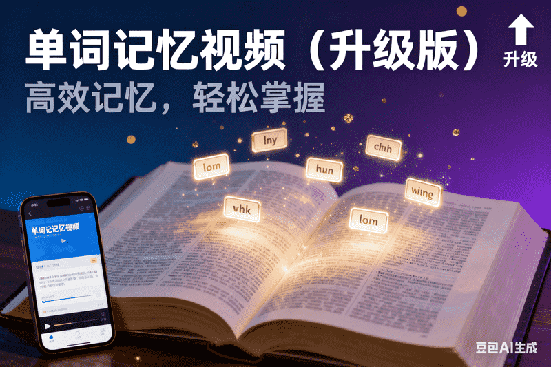 单词记忆视频（升级版）-星舰联盟