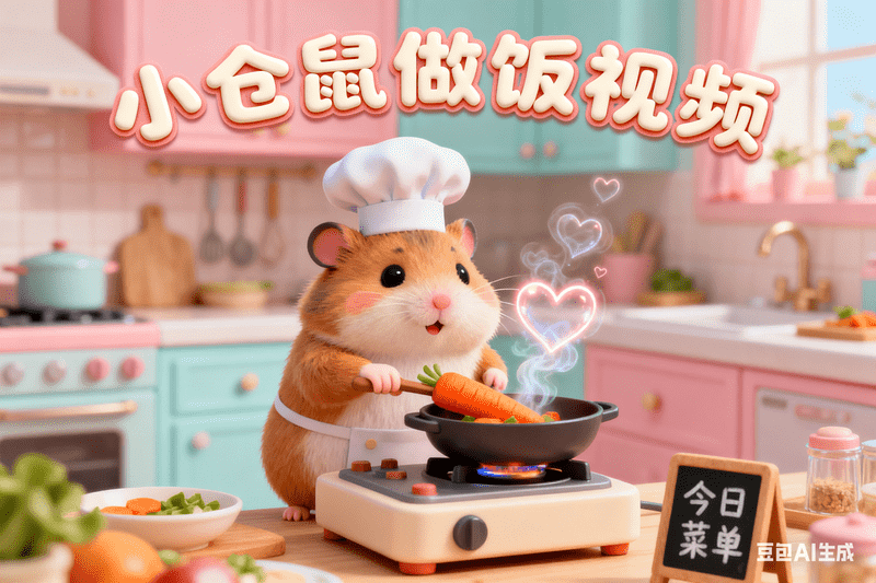 小仓鼠做饭视频【二改版本】-星舰联盟