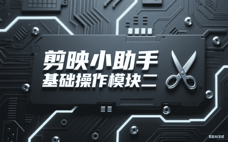 剪映小助手基础操作模块二-星舰联盟