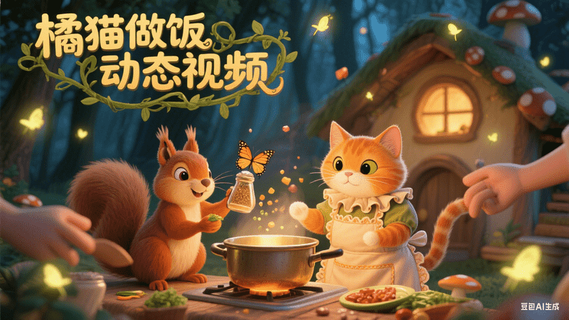 橘猫做饭动态视频【二改版本】-星舰联盟