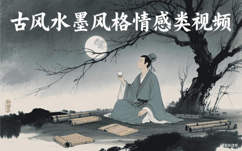 古风水墨风格情感类视频-星舰联盟