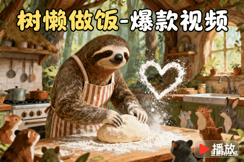 树懒做饭-爆款视频-星舰联盟