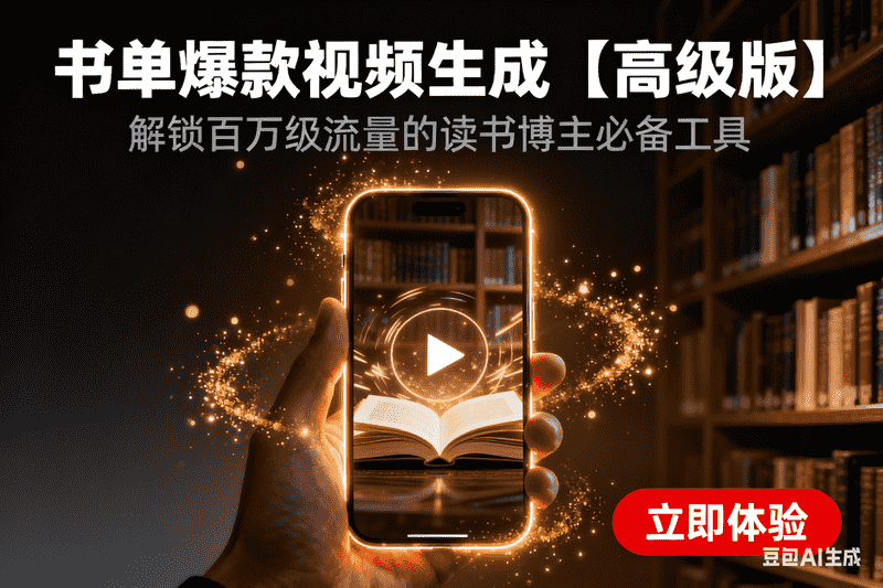 书单爆款视频生成【高级版】-星舰联盟