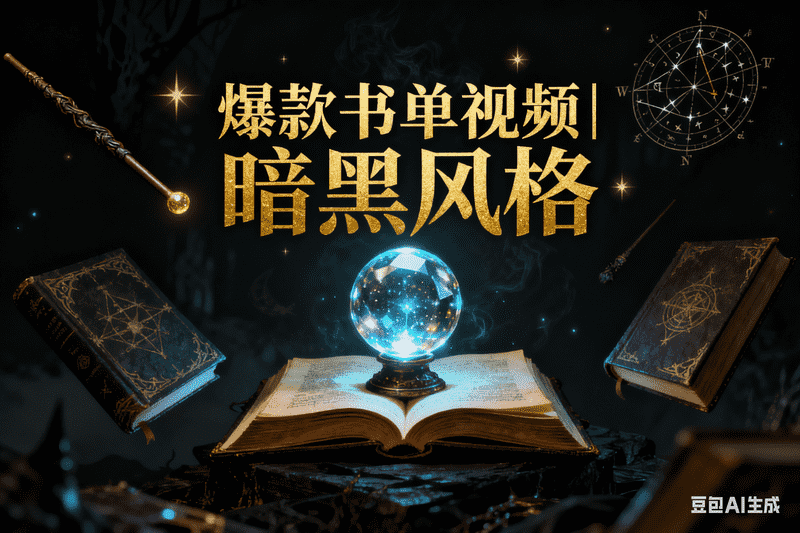 爆款书单视频|暗黑风格-星舰联盟