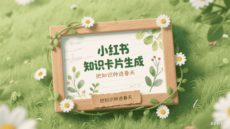 小红书知识卡片生成-星舰联盟