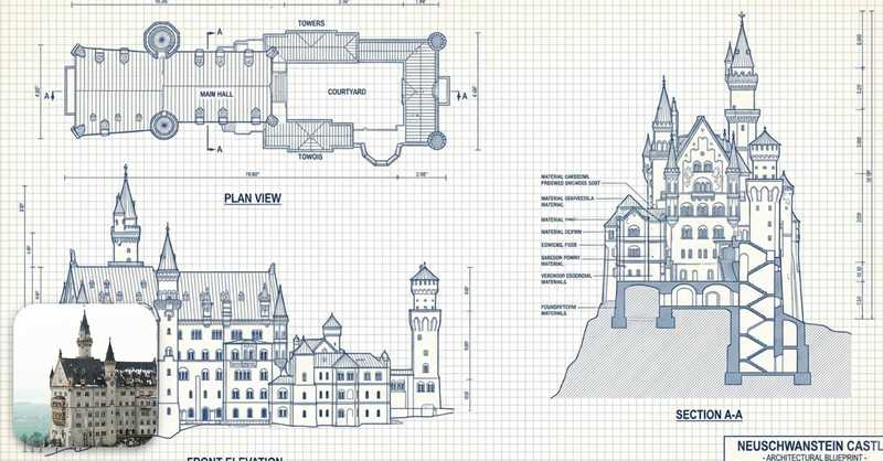 NanoBana2建筑正交蓝图-星舰联盟