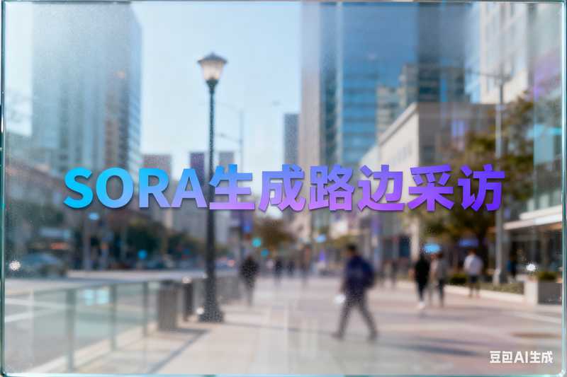 Sora生成路边采访-星舰联盟