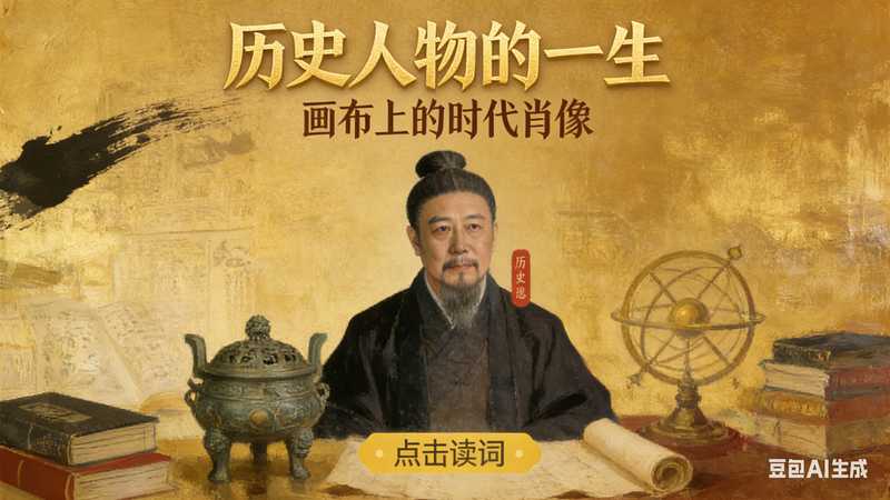 历史人物的一生【速创剪映小助手】-星舰联盟