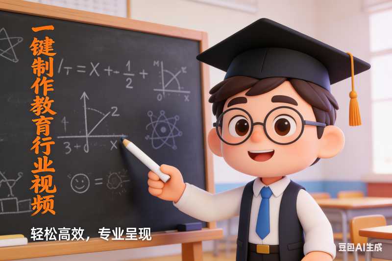 一键制作教育行业视频-星舰联盟