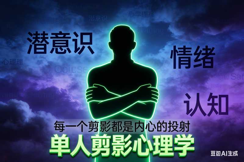 单人剪影心理学【速创剪映小助手】-星舰联盟