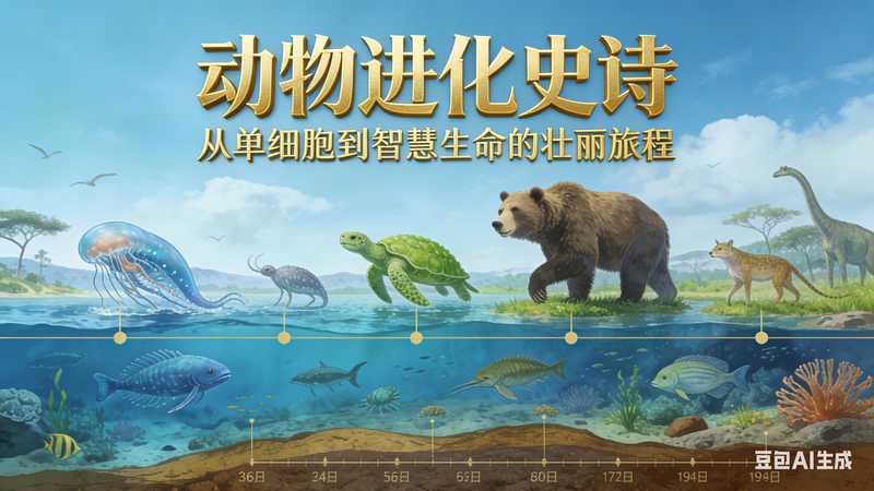 动物进化史【速创剪映小助手】-星舰联盟