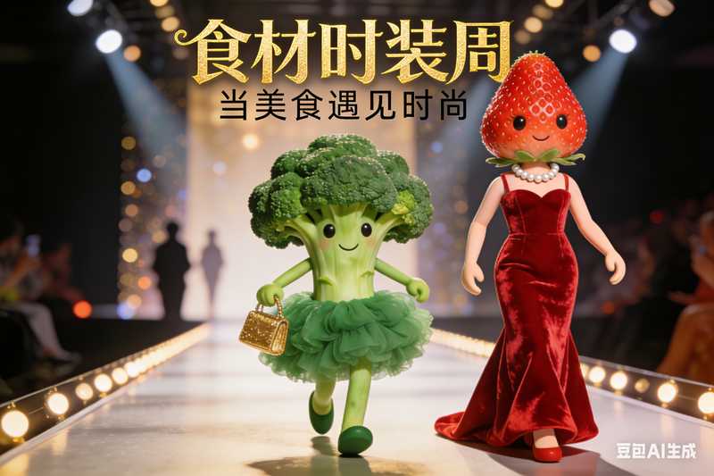 食材走秀【速创剪映小助手】-星舰联盟