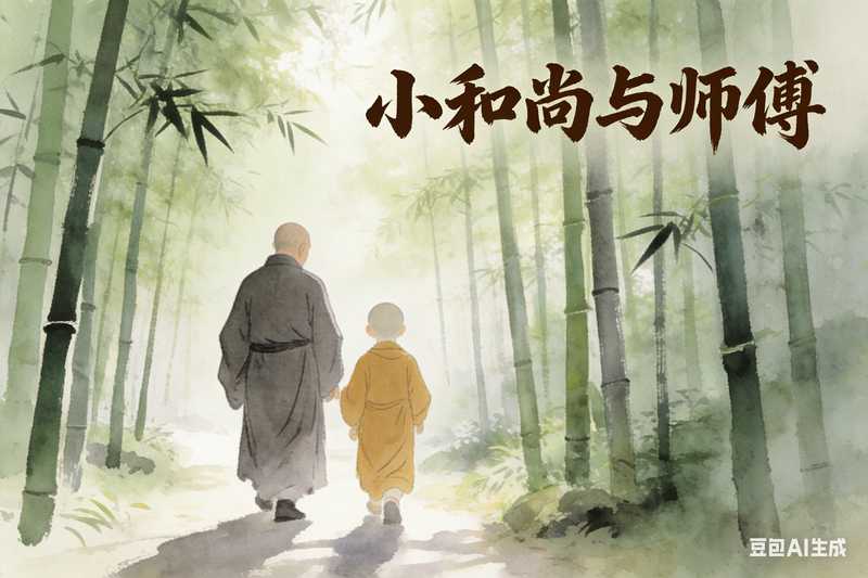 小和尚与师傅【速创剪映小助手】-星舰联盟