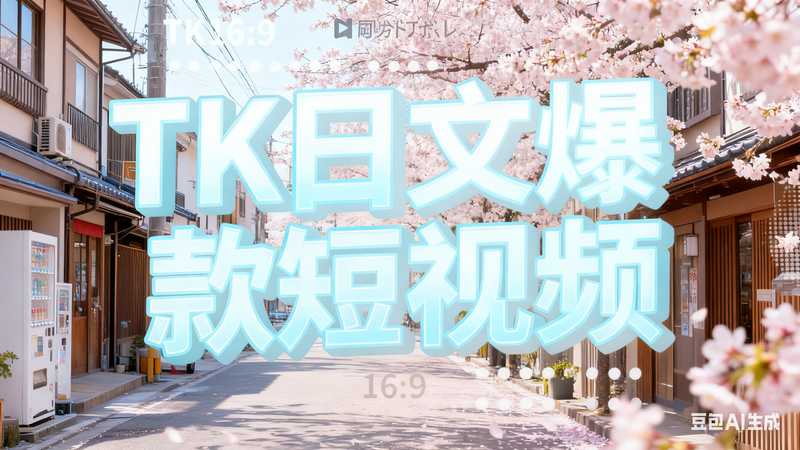 TK日文爆款短视频【速创剪映小助手】-星舰联盟
