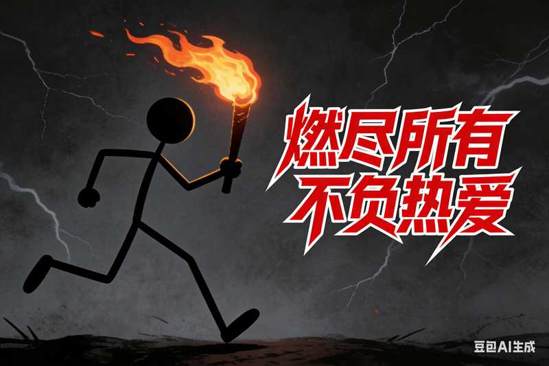 励志火柴人【速创剪映小助手】-星舰联盟