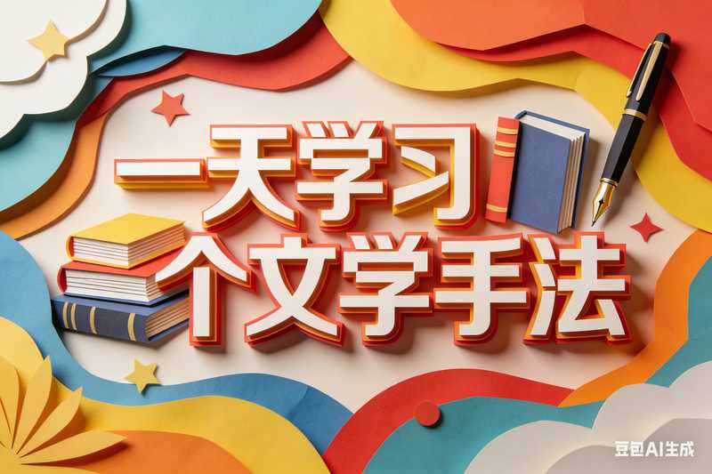 一天学习一个文学手法【速创剪映小助手】-星舰联盟