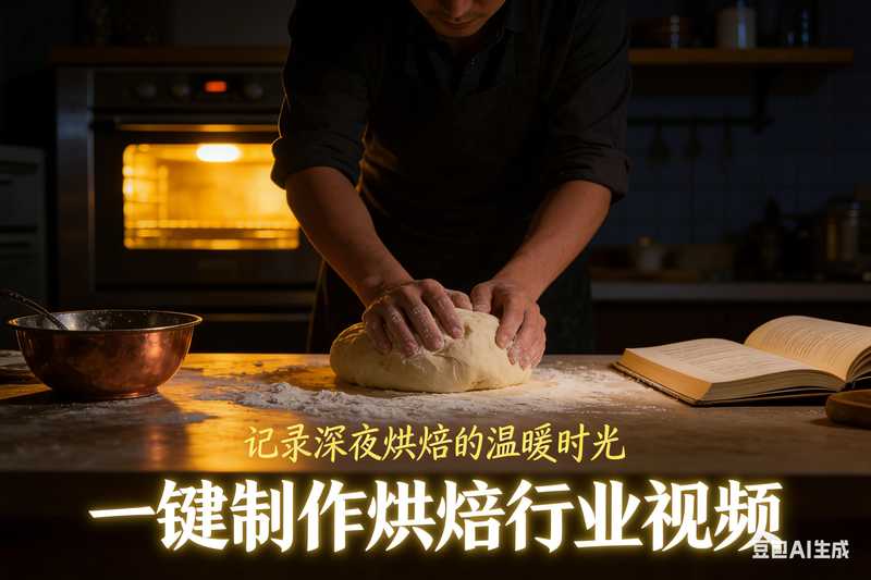 一键制作烘焙行业视频【速创剪映小助手】-星舰联盟