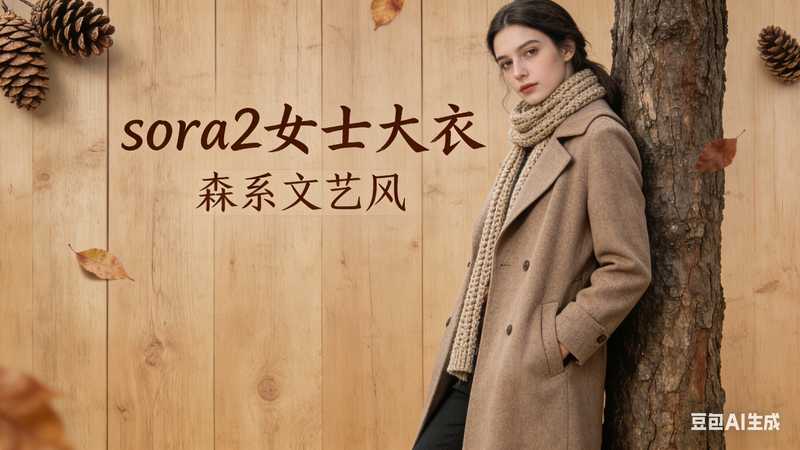 sora2女士大衣【速创剪映小助手】-星舰联盟