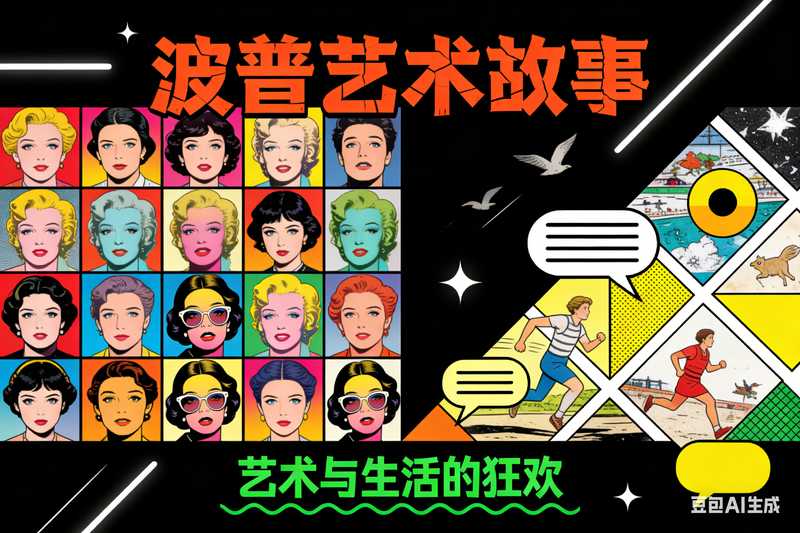 波普艺术故事【速创剪映小助手】-星舰联盟