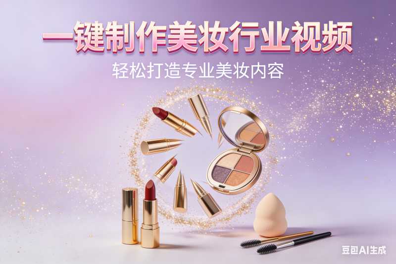 一键制作美妆行业视频【速创剪映小助手】-星舰联盟