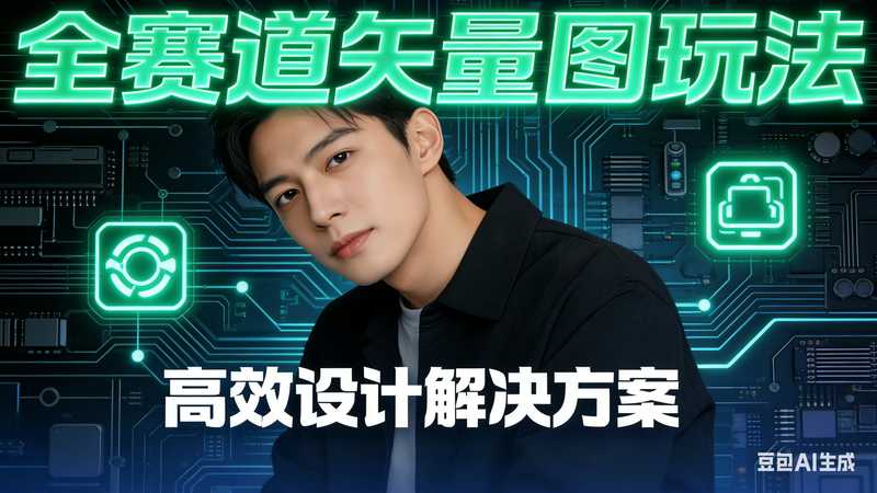 【全赛道】矢量图玩法【速创剪映小助手】-星舰联盟