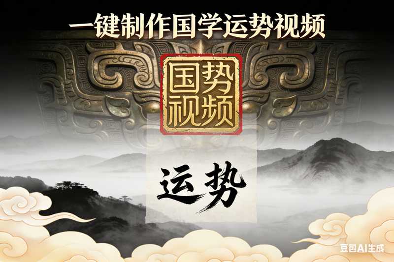 一键制作国学运势视频-星舰联盟