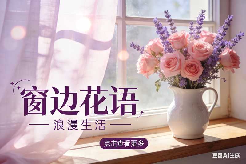 窗边花语浪漫【爆款图文】-星舰联盟