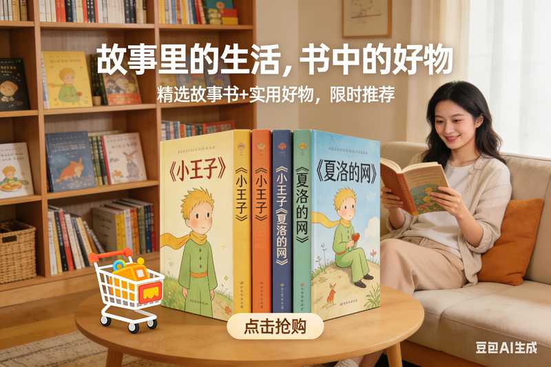 故事类带书带货【速创剪映小助手】-星舰联盟